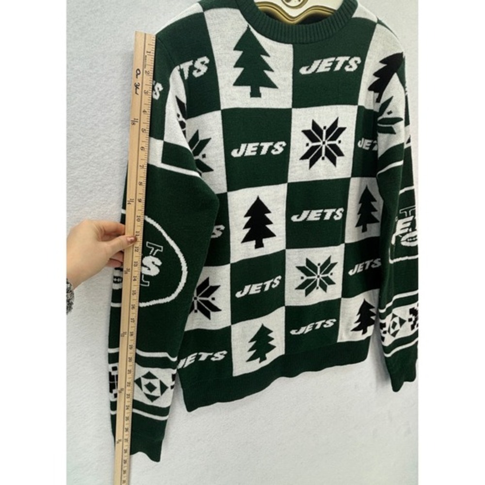 New York Jets Holiday Gift Set - NFL Sweater, Tie & Socks | Christmas Fan Bundle - Picture 13 of 16